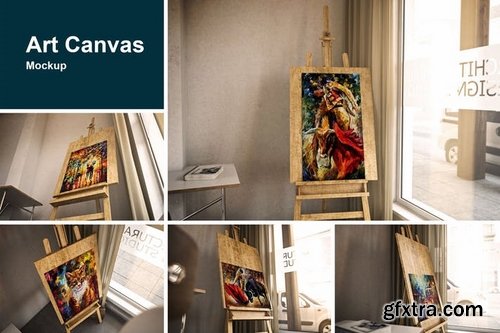 Art Canvas Mockup