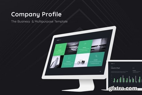 Company Profile Presentation Template (PPTX) and (Keynote)