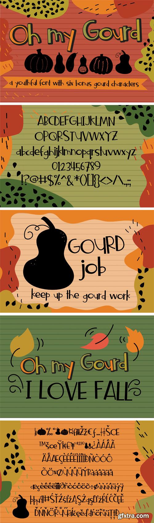 Fontbundles - ZP Oh My Gourd 147955