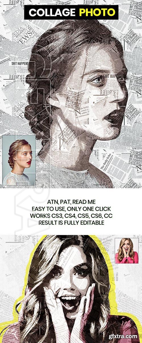 GraphicRiver - Collage Photo PS Action 22889259