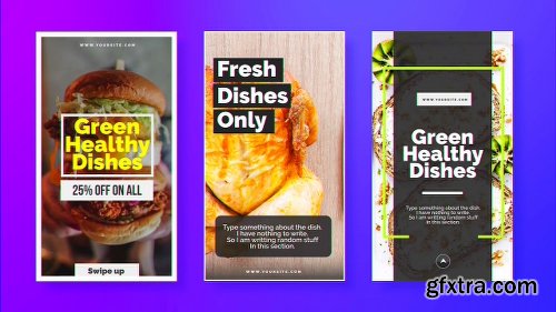 Videohive Foodz Instagram Stories 22955557