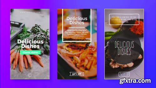 Videohive Foodz Instagram Stories 22955557