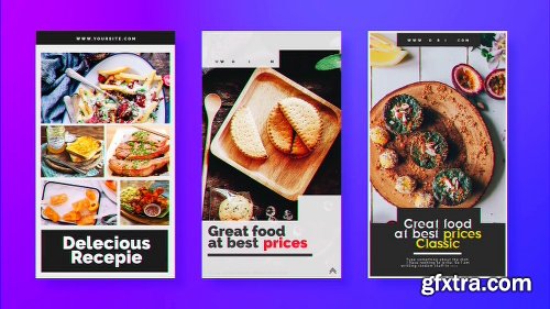 Videohive Foodz Instagram Stories 22955557