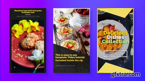 Videohive Foodz Instagram Stories 22955557