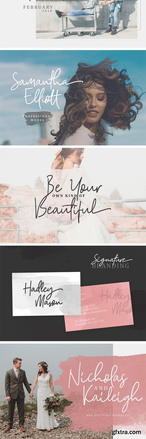 CM - Camilla - Signature Script (6 Fonts) 2274419