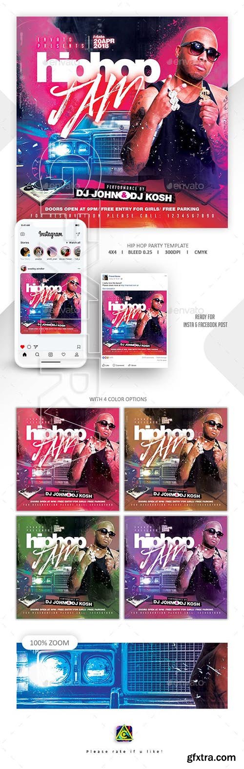 GraphicRiver - Hip Hop Flyer Template 22946804