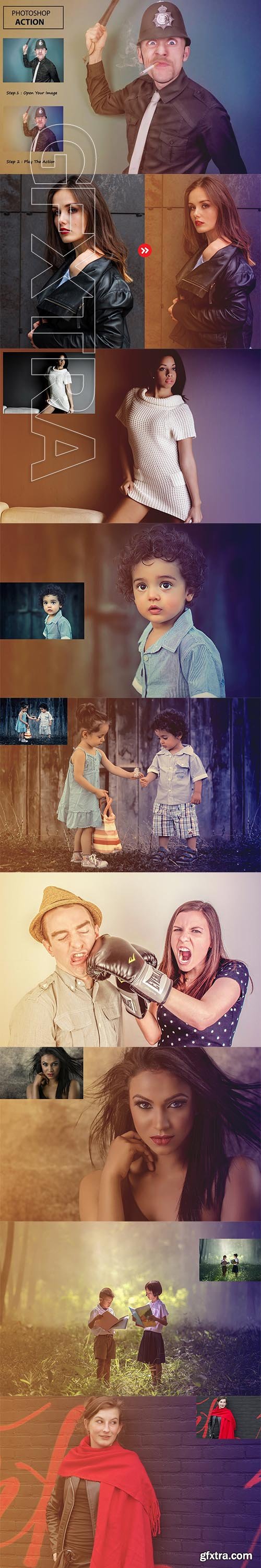 CreativeMarket - Light Toning - Photo shop Action 3263811