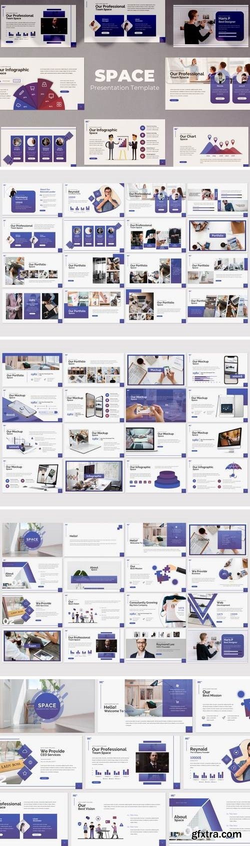 Space - Powerpoint, Keynote, Google Sliders Templates