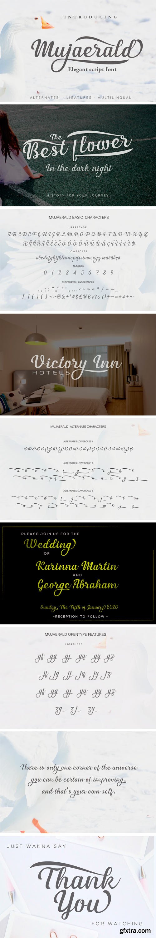 Fontbundles - Mujaerald Font 184363