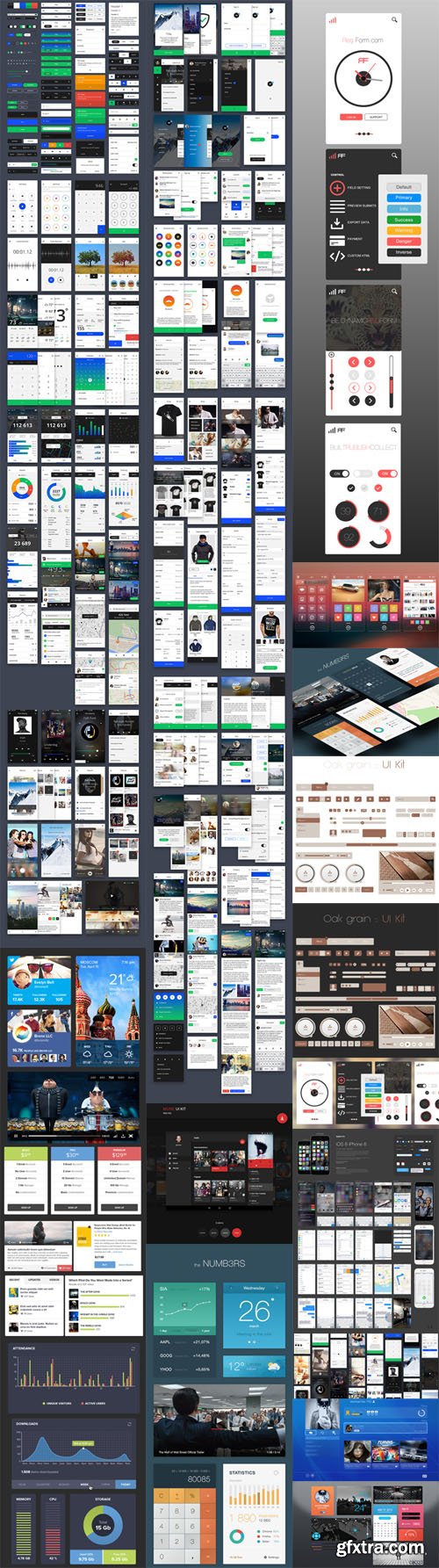 Top 10 UI Kit PSD Templates Collection