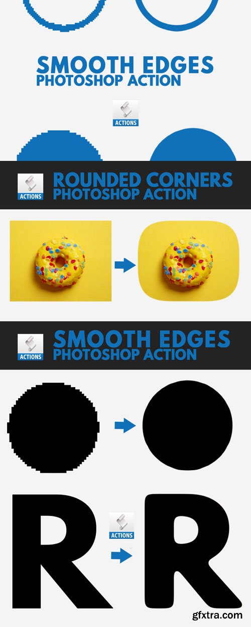 Smooth Edges Action for Photoshop