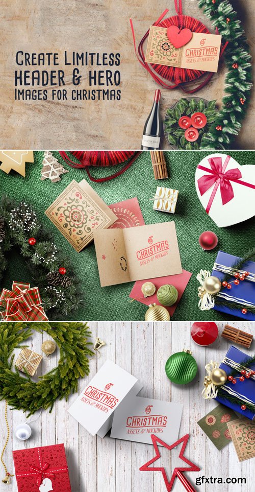 Christmas Hero Image - Assets & Mockups PSD