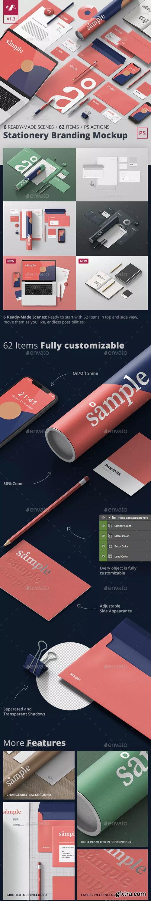 GraphicRiver - Stationery Branding Mockup Creator V.1.3 - 21422916