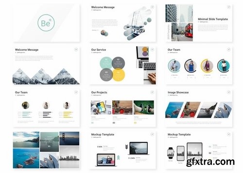 Be+Plus - Powerpoint Keynote and Google Slides Templates