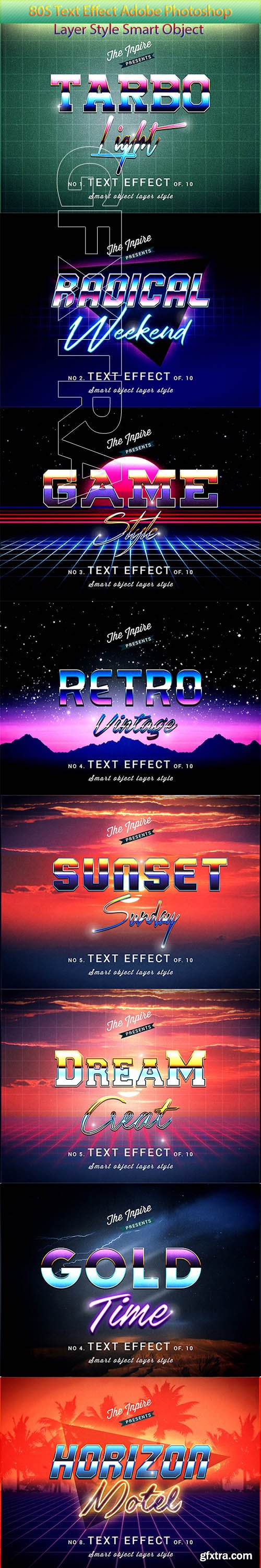 GraphicRiver - 80s Text Effects Bundle 23044555