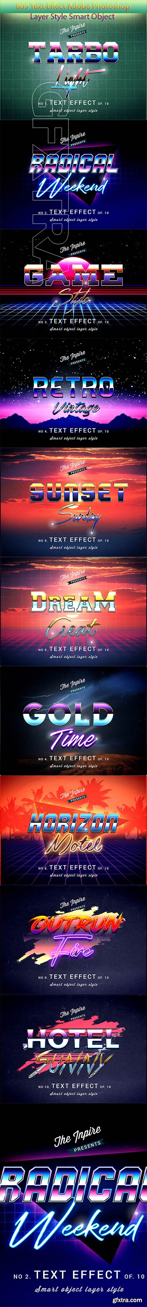 GraphicRiver - 80s Text Effects Bundle 23044555