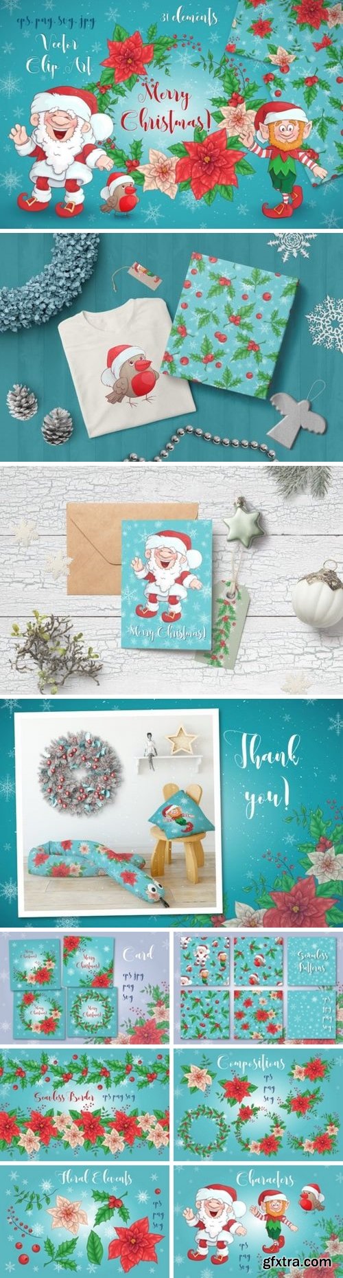 Thehungryjpeg - Merry Christmas Bundle 4 3504683