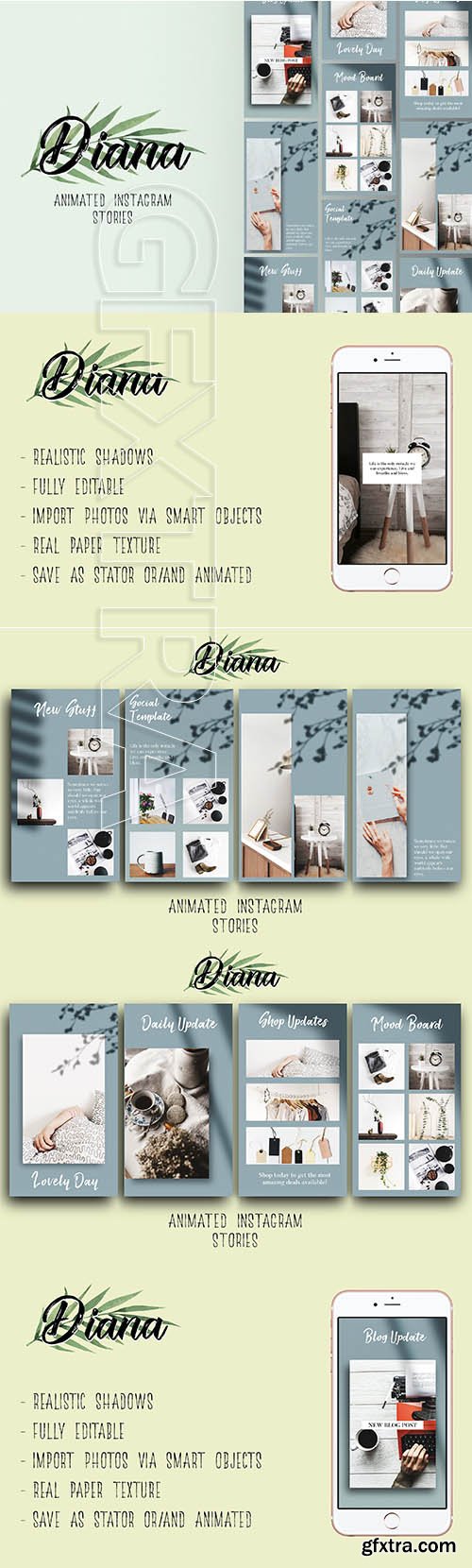 CreativeMarket - Diana Animated Instagram Stories 3275228