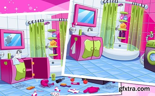 House Cleaning Game - Game Template