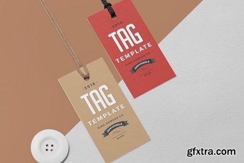 Apparel Swing Tag Design Template