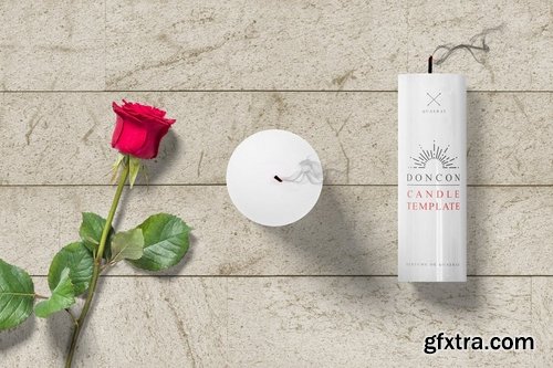 Candle Branding Design Template