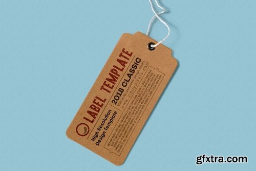 Unique Clothing Tag Design Template