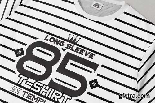 Long Sleeve T-Shirt Design Template