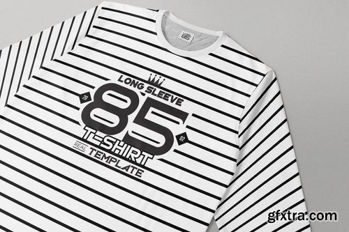 Long Sleeve T-Shirt Design Template