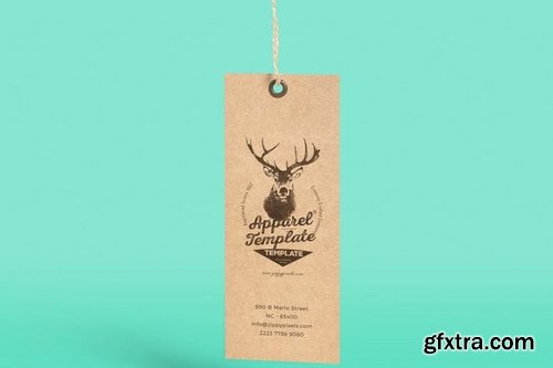 Apparel Label Tag Design Template