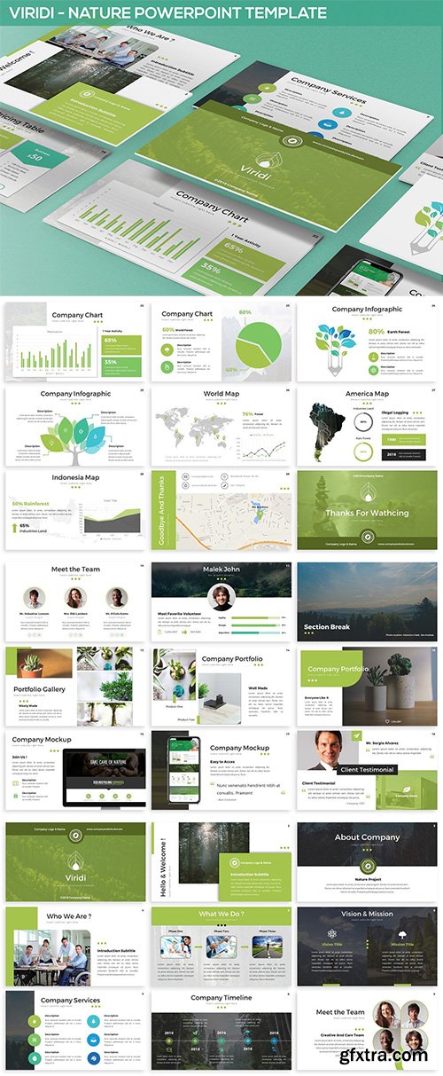 Viridi - Nature Powerpoint Template