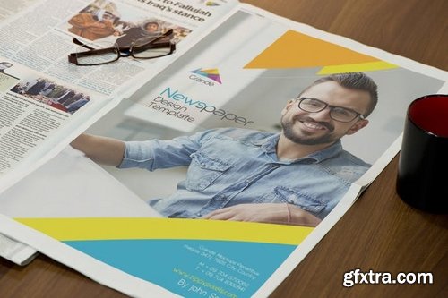 Full Page Newspaper Ad Design Template