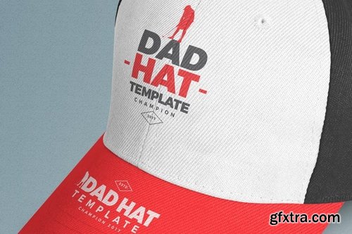 Dad Hat Design Template