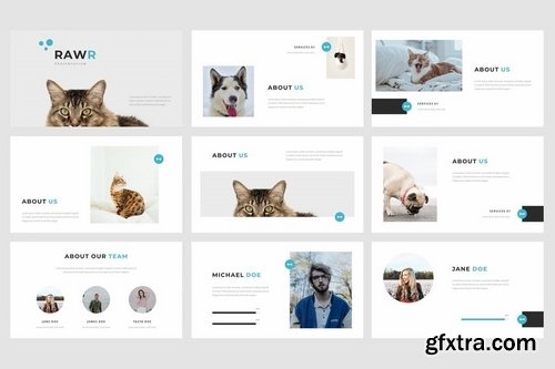 Rawr - Pet Service PowerPoint Template