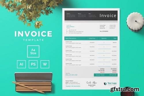 Resume and Invoice Templates Pack