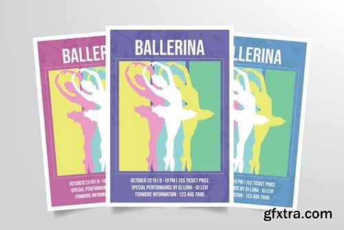 CM - Ballet Dance Flyer Template Vol. 2 3314788