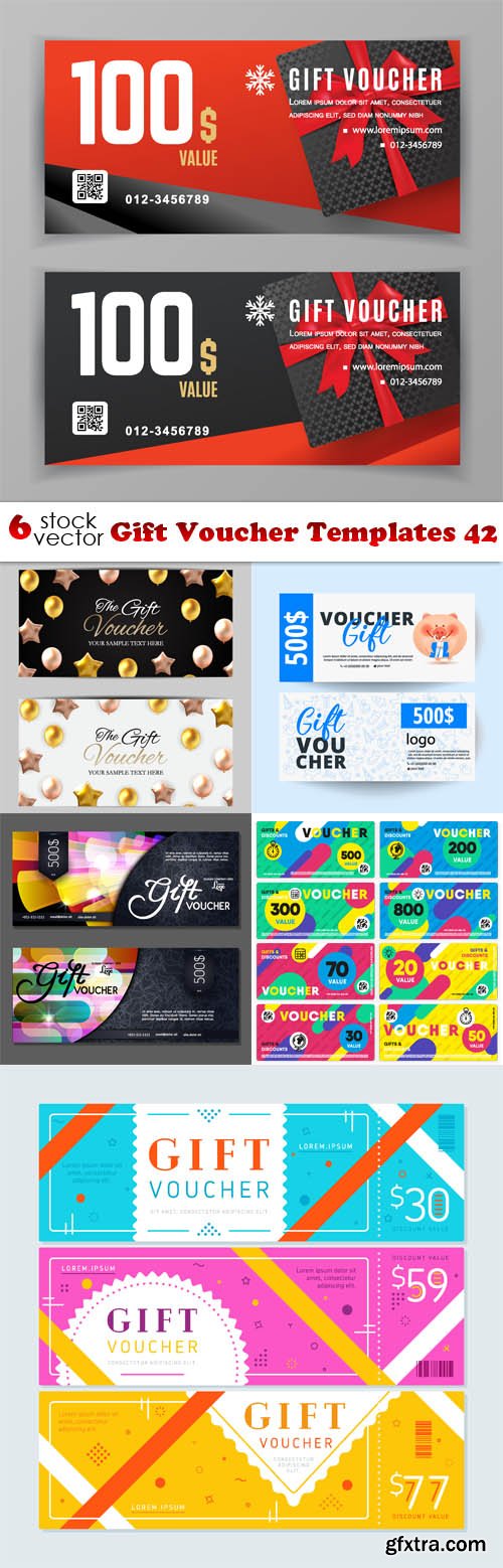 Vectors - Gift Voucher Templates 42