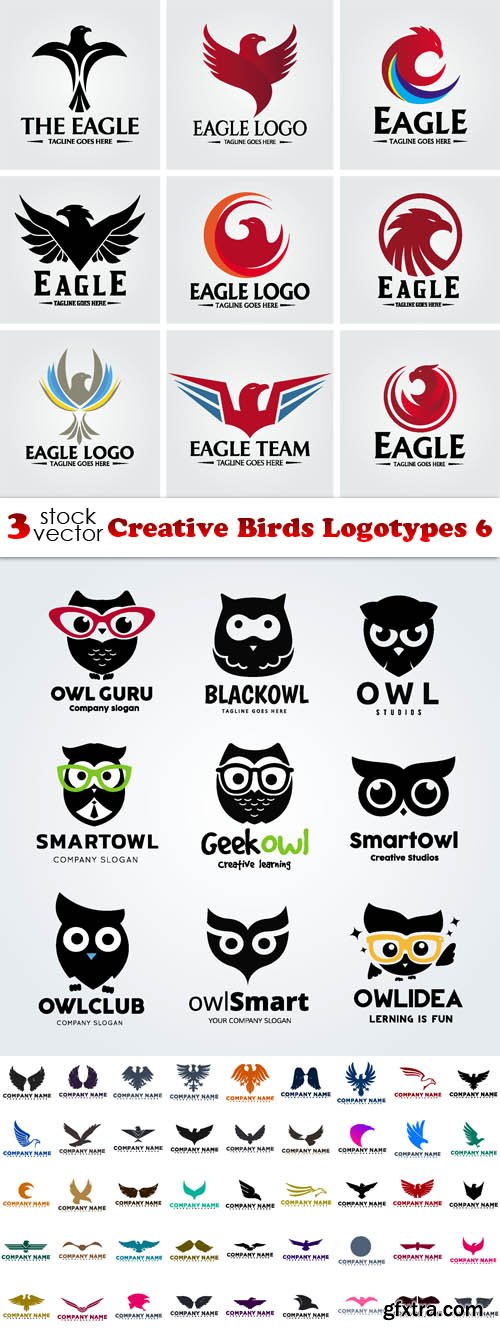 Vectors - Creative Birds Logotypes 6