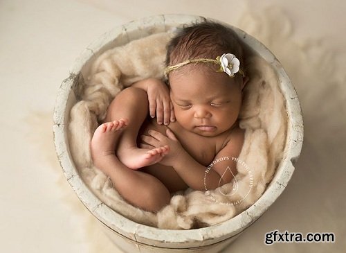 Dewdrops Photography by Amy McDaniel - Newborn Photography: Prop Posing: Buckets + Bowls