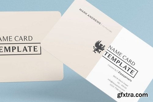 Exquisite Name Card Design Template