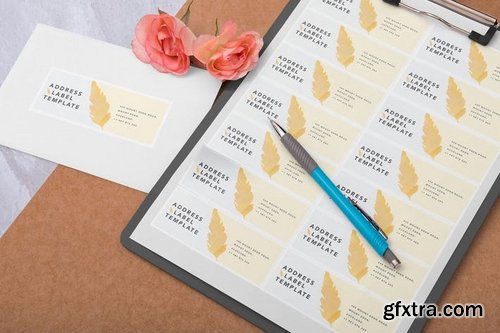 Wedding Address Label Design Template