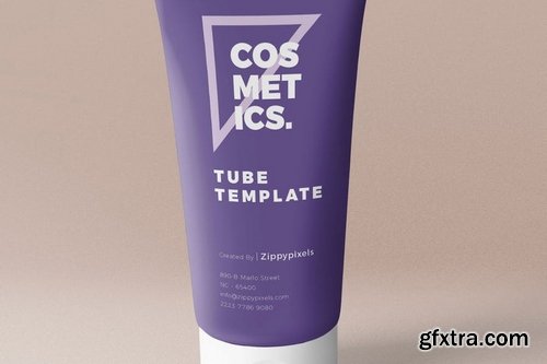 Tube Packaging Design Template