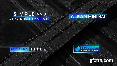 Videohive Modern Minimal Titles Pack 19648545