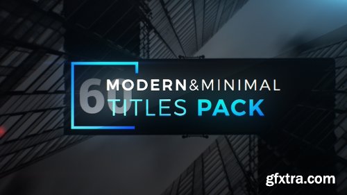 Videohive Modern Minimal Titles Pack 19648545