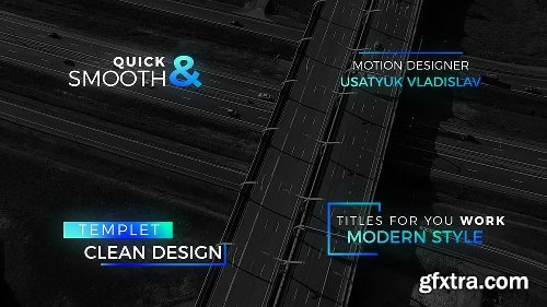 Videohive Modern Minimal Titles Pack 19648545