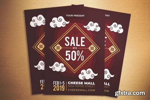 Chinese New Year Sale Flyer