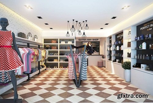 Women’s Shop 3d Model