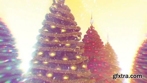 MA - Rotating Christmas Trees Pack Stock Motion Graphics 149639