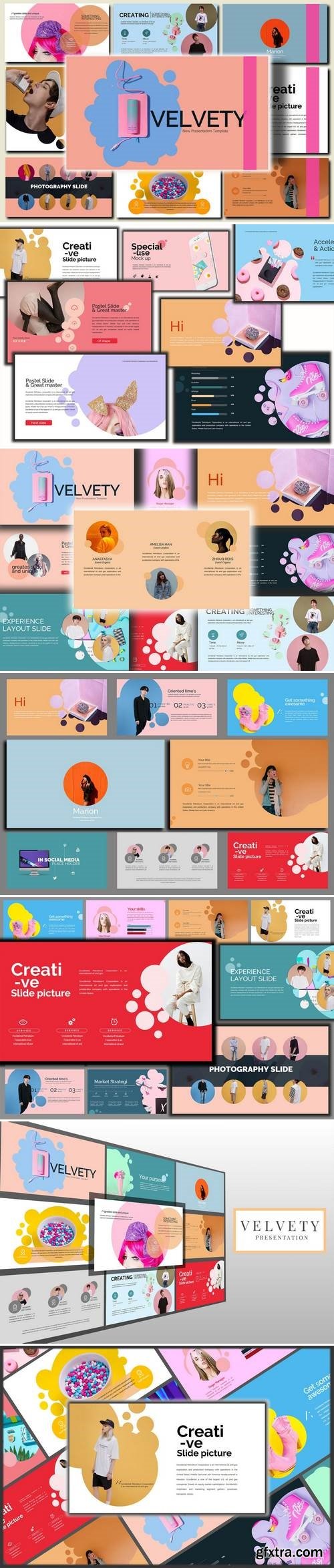 Velvety Fashion Powerpoint and Keynote Template