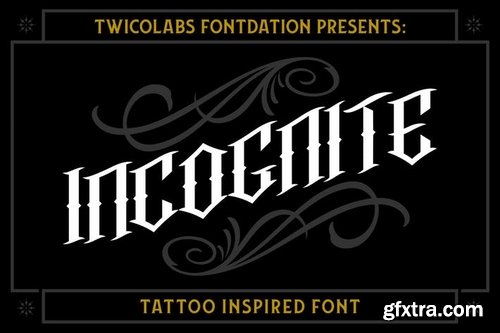 Incognite Tattoo Font