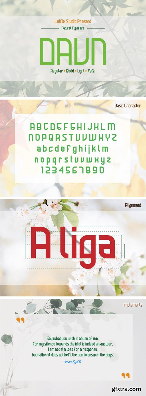 Daun Font Family